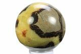 Polished Septarian Sphere - Madagascar #289951-1